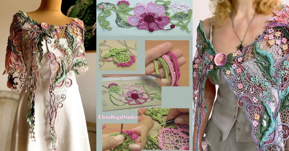 How To Crochet Irish Lace Video And Ideas