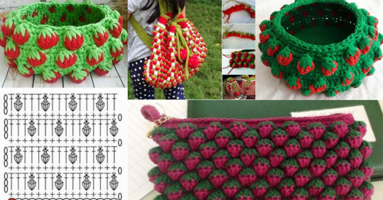 Strawberry Crochet Stitch Ideas And Tutorials