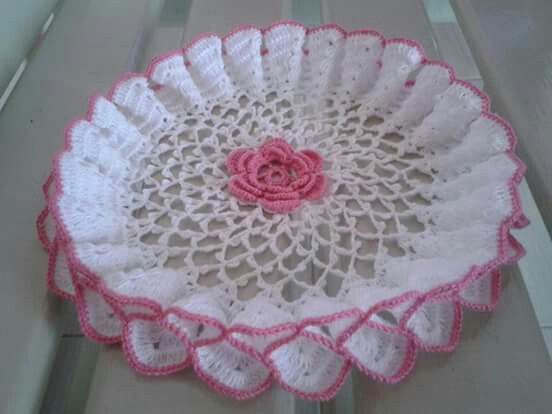 3d crochet centerpiece 3