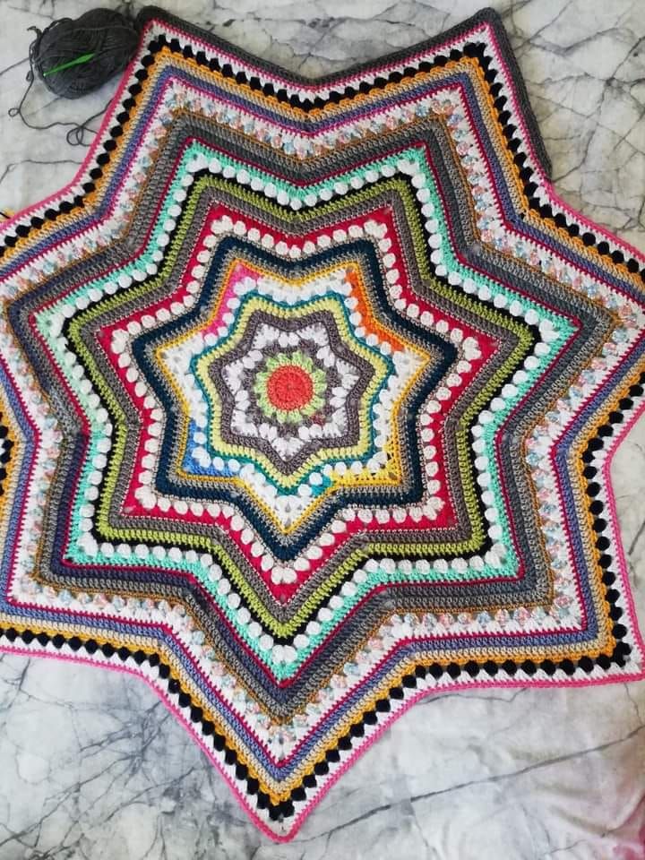 6 day star blanket crochet a step by step 1