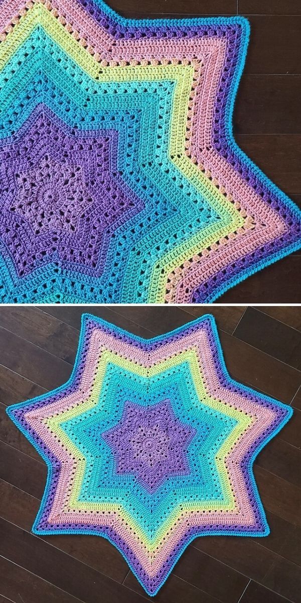 6 day star blanket crochet a step by step 3