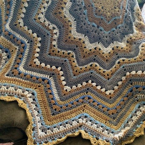 6 day star blanket crochet a step by step