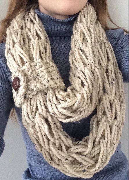 Arm Knitting Scarves Ideas 3