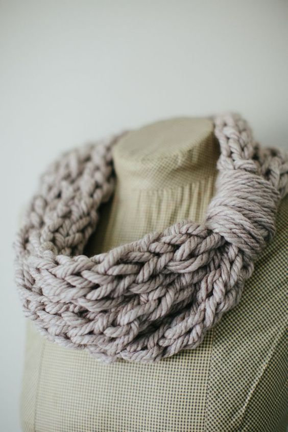 Arm Knitting Scarves Ideas 6