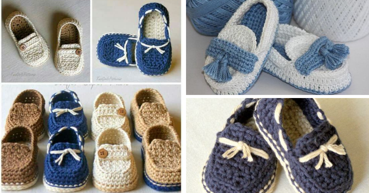 Baby Loafers Moccasins Crochet