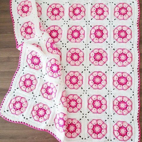 Crochet African Flower Blankets 7