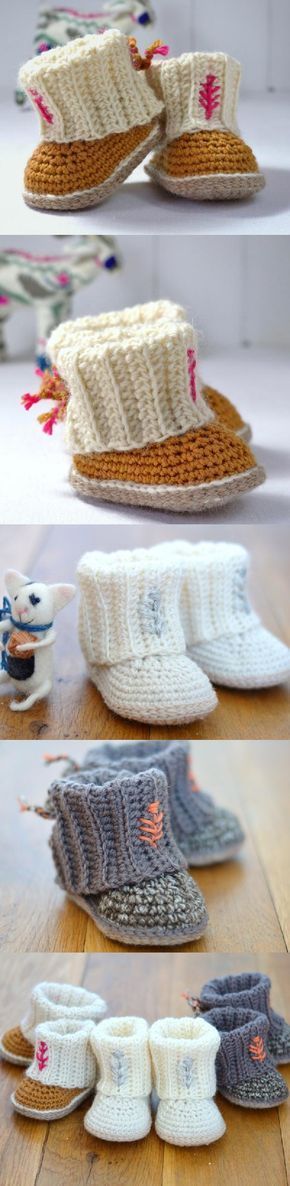 Crochet Baby Booties 4