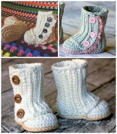 Crochet Baby Booties 6