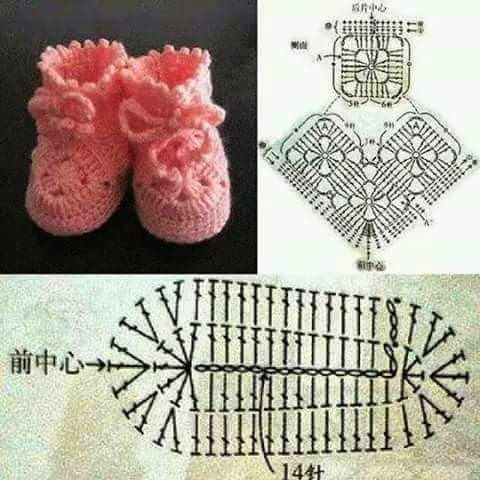 Crochet Baby Booties 8