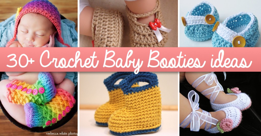 Crochet Baby Booties Ideas
