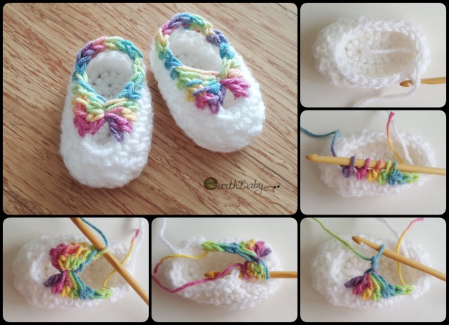 Crochet Baby Booties with Bow