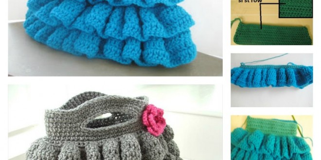 Crochet Bella Ruffled Bag with Free Pattern