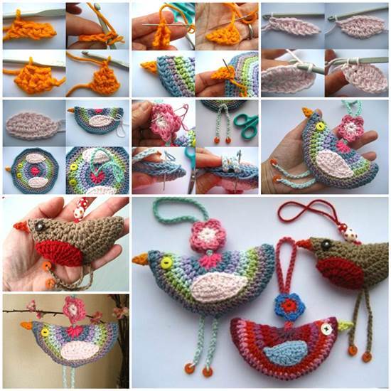 Crochet Birdie Decoration