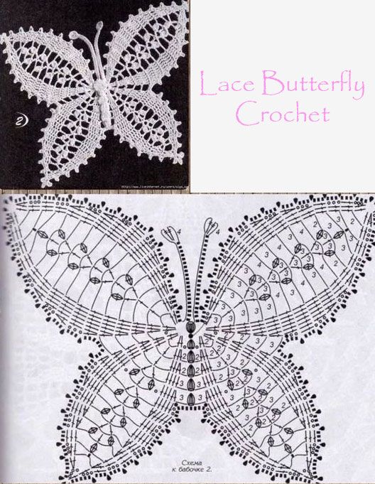 Crochet Butterfly Tutorial 5