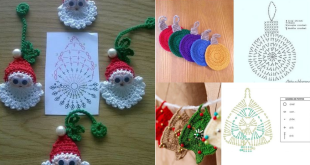 Crochet Christmas applique patterns