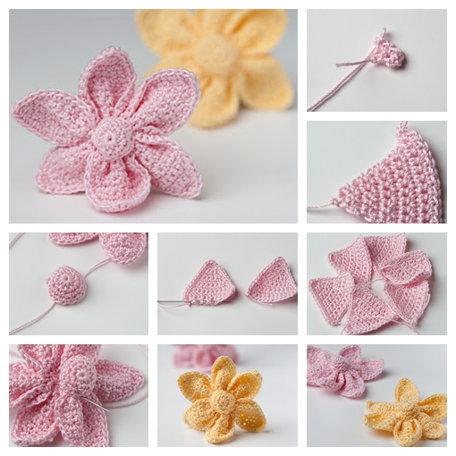 Crochet Cute Little Flower F