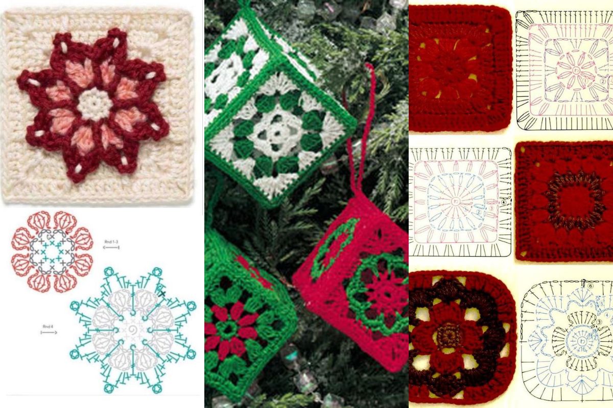 Crochet Grannys Christmas Cubes 11