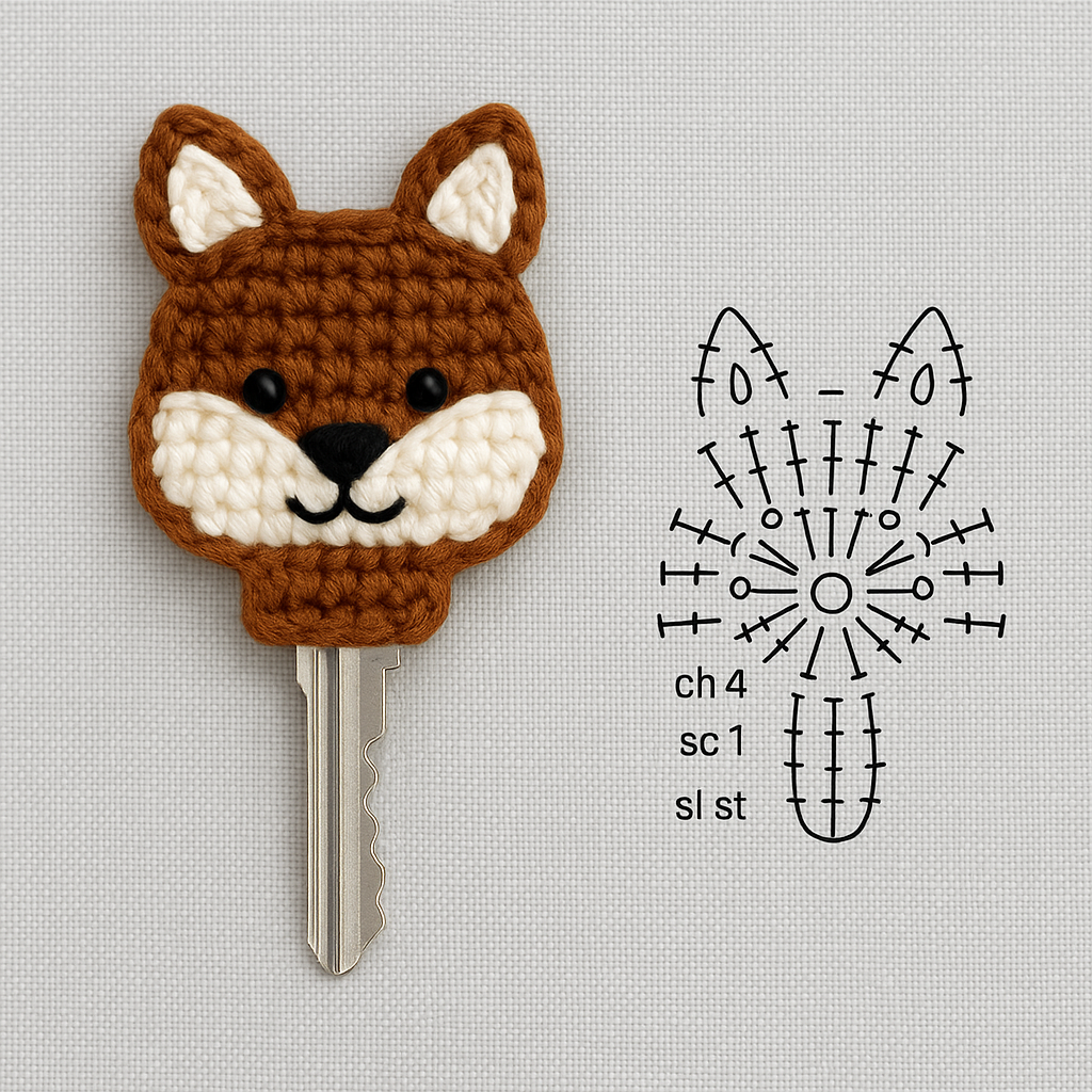 Crochet Key Covers 1
