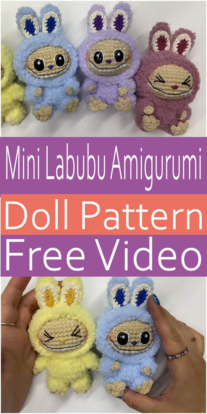 Crochet Labubu Tutorial 1