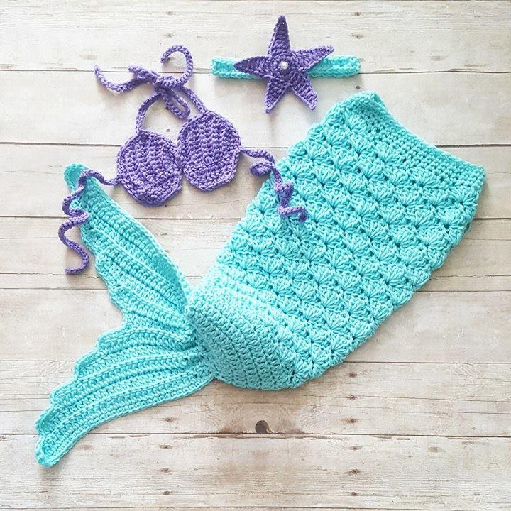 Crochet Mermaid tail 8