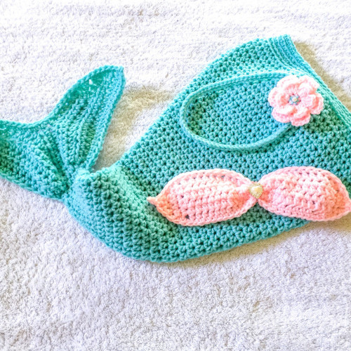 Crochet Mermaid tail 9