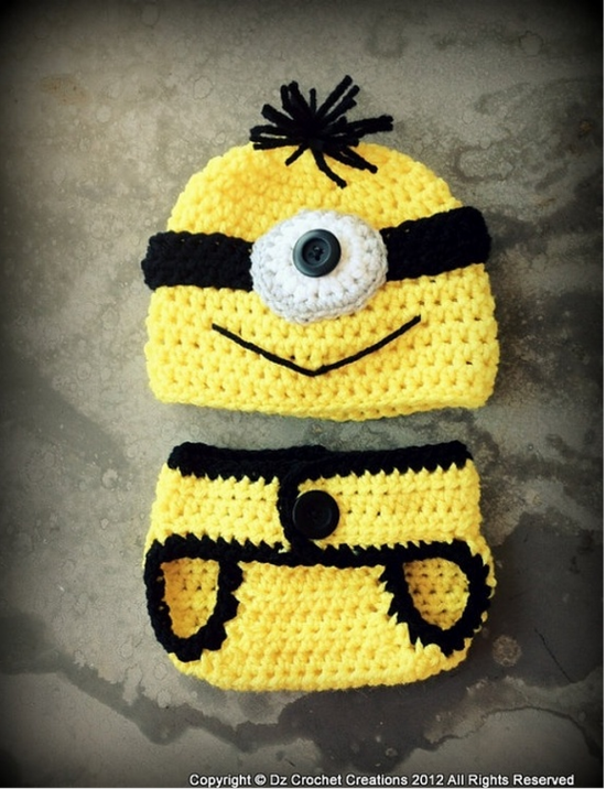 Crochet-Minion-Baby-Set-Pattern