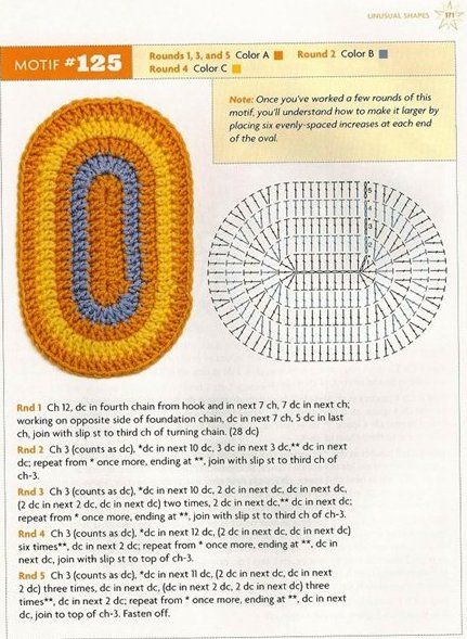 Crochet Oval Rug 6