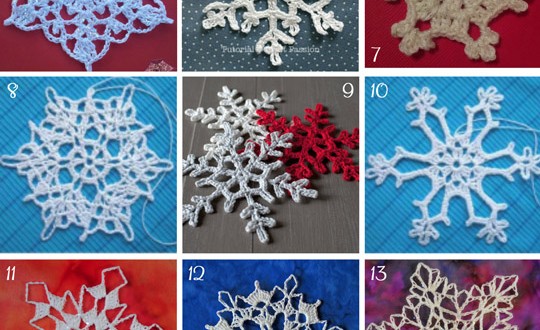 Crochet Snowflake FREE Patterns
