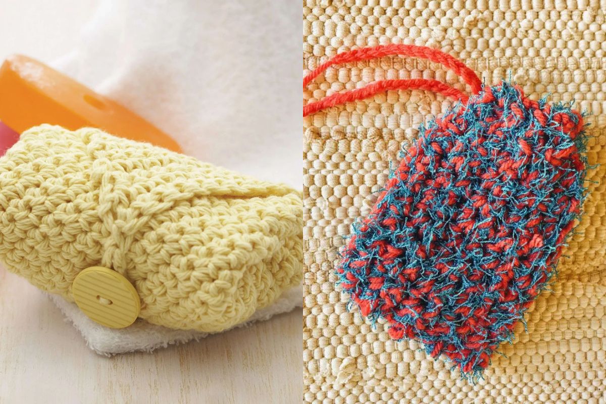 Crochet Soap Holder Pattern 1
