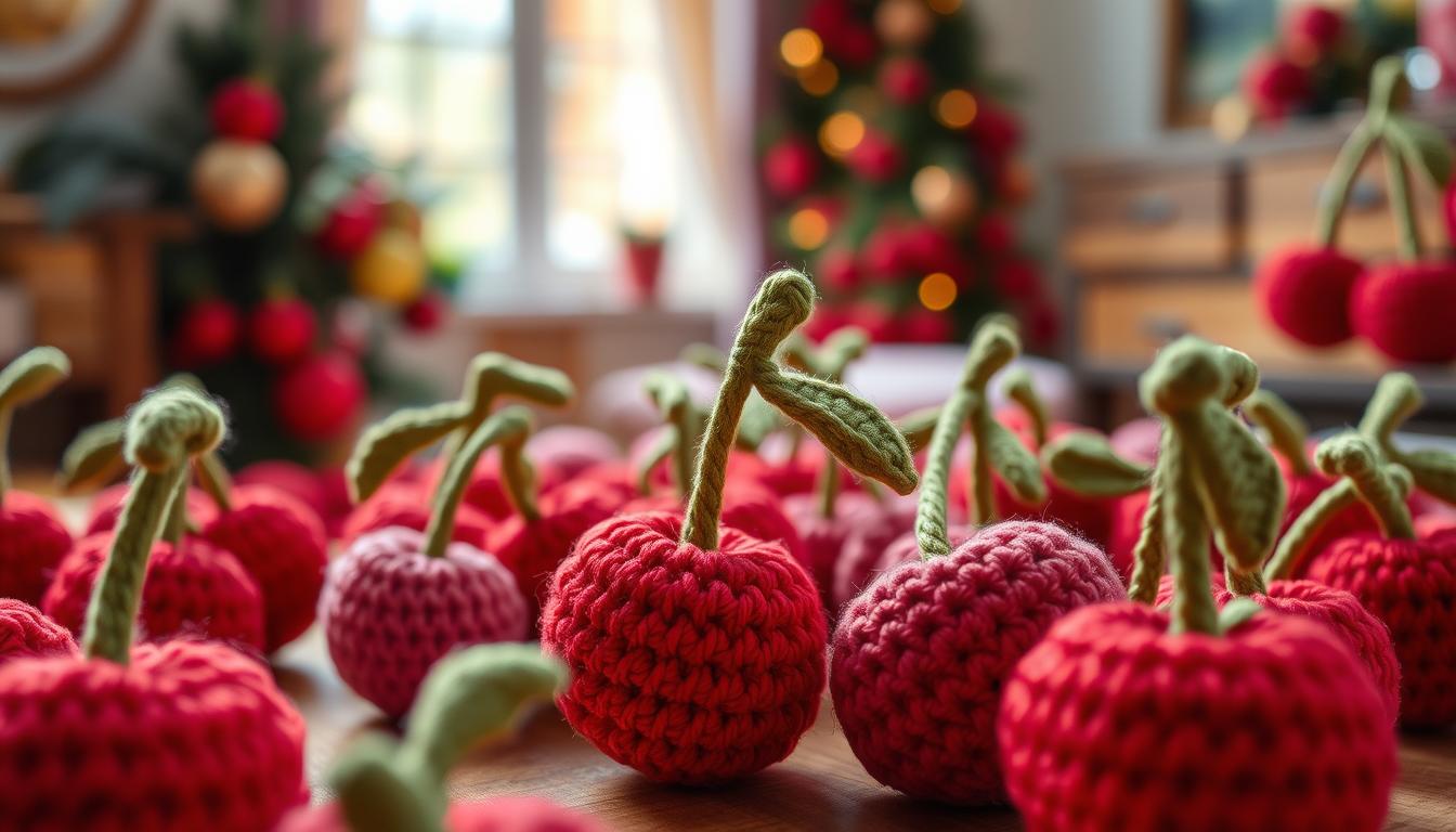 Crochet cherry inspiration