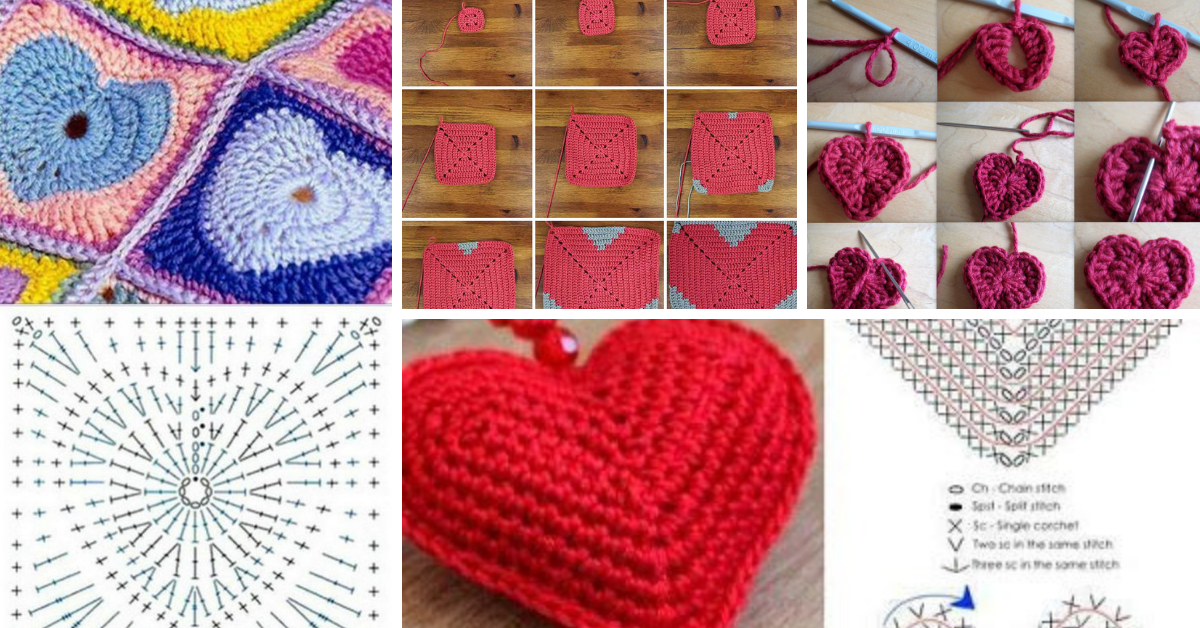 Crochet heart Tutorial