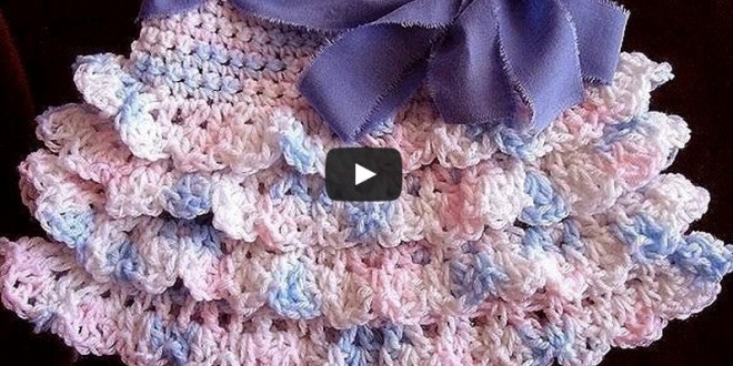 Crochet ruffle