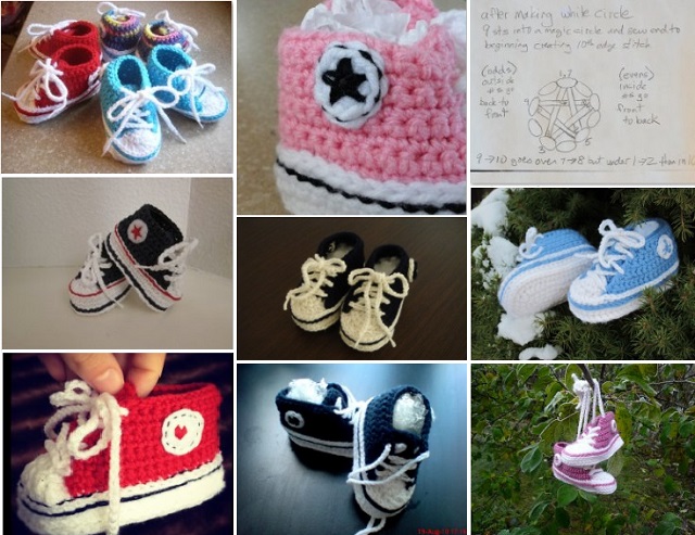 crochet baby converse pattern free