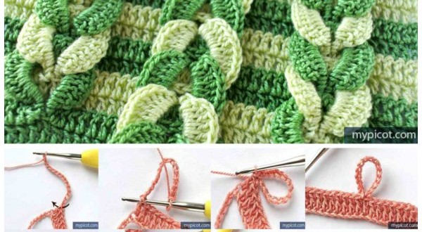 DIY Crochet Cable Stitch Free Pattern