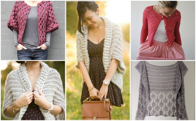 DIY Crochet Cardigan Sweater Coat Free Patterns