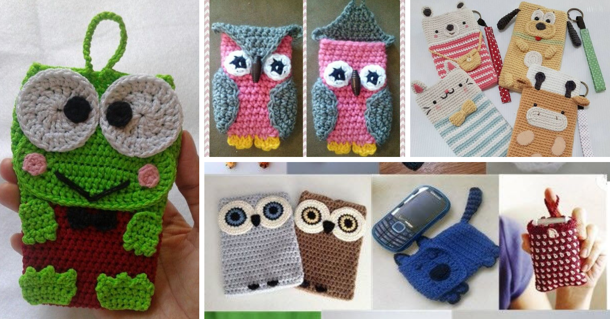 DIY Crochet Phone Cases