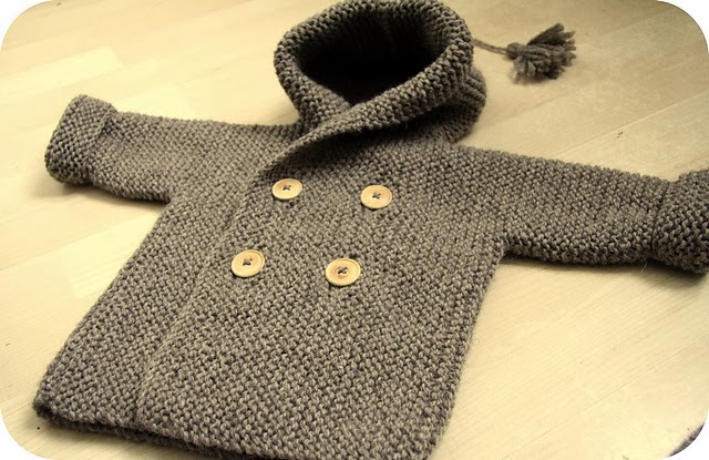 HOW TO KNIT BABY PEACOAT