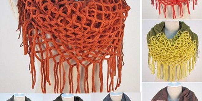 How To Crochet Infinity And Straight Shawl Scarves