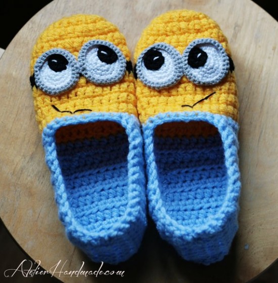 Minion-Slipper-Crochet-Patterns