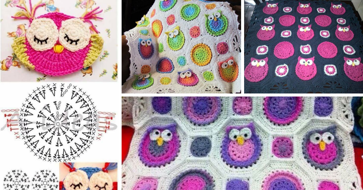 Owl Crochet Baby Blanket