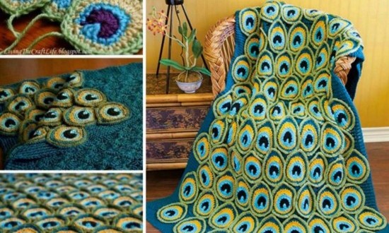 Peacock Pretty Blanket