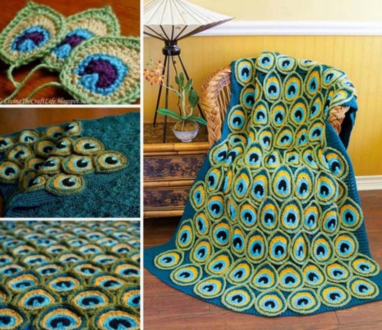 Peacock Pretty Blanket