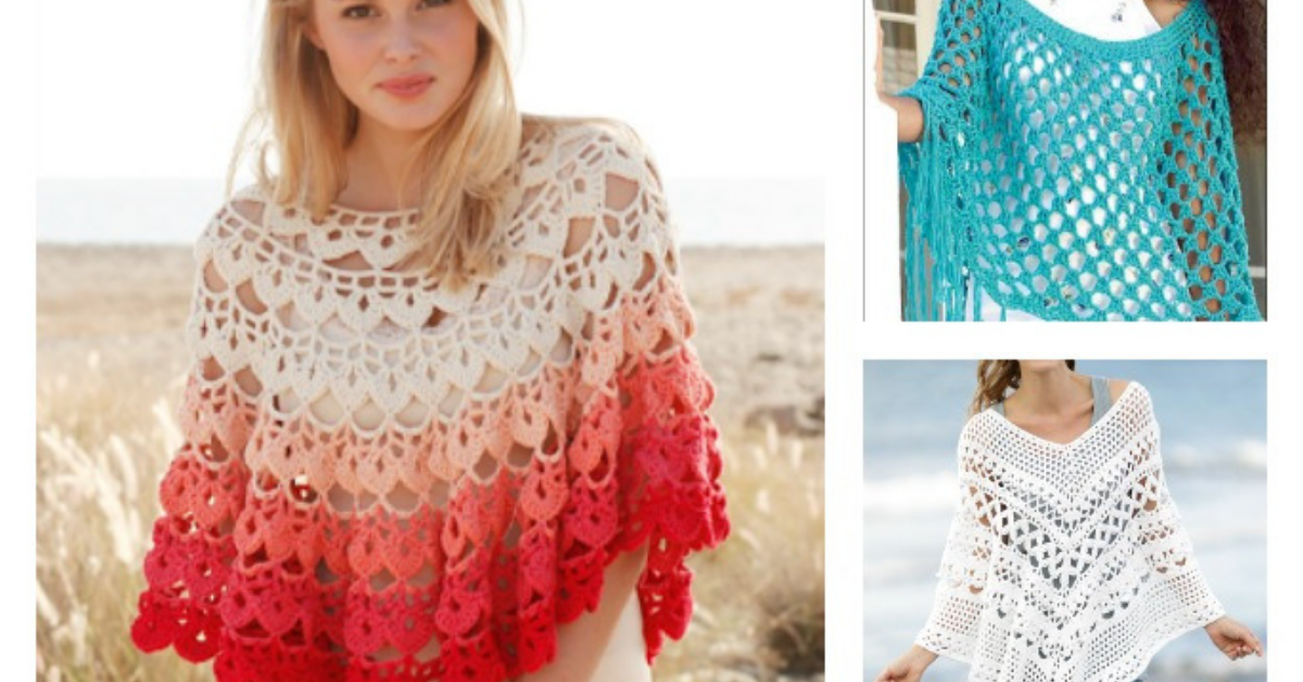 Poncho Free Crochet Patterns