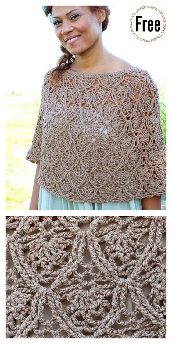 Poncho crochet ideas 3