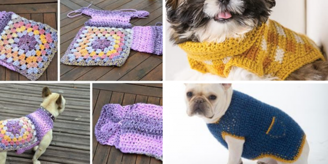 Simple Dog Sweater crochet