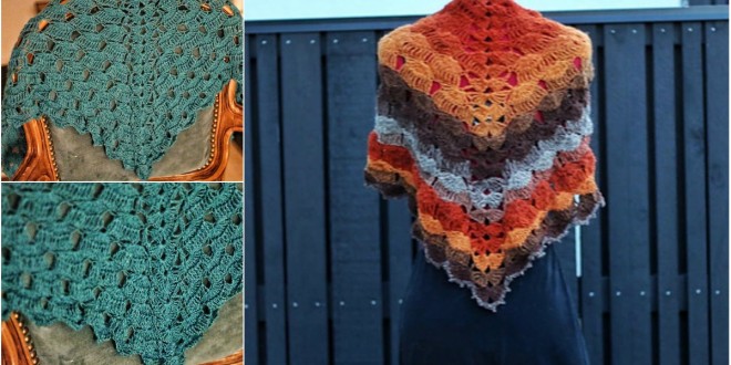 Slow Waves Shawl