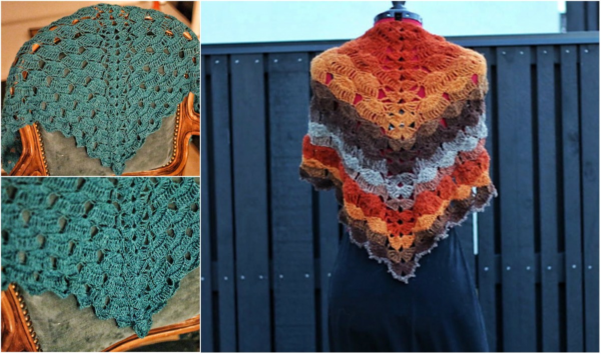 Slow Waves Shawl