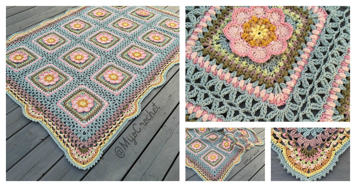 Song of the Forest Blanket Free Crochet Pattern