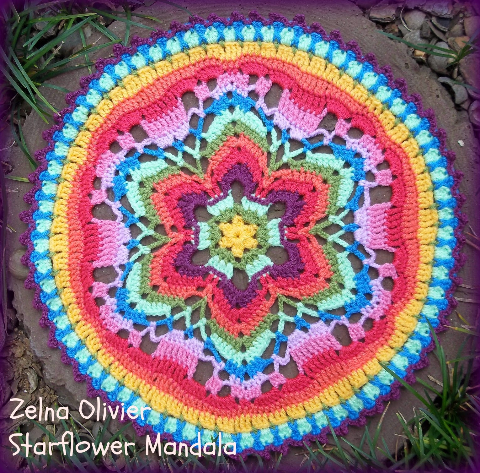 Star Flower Mandala Pattern