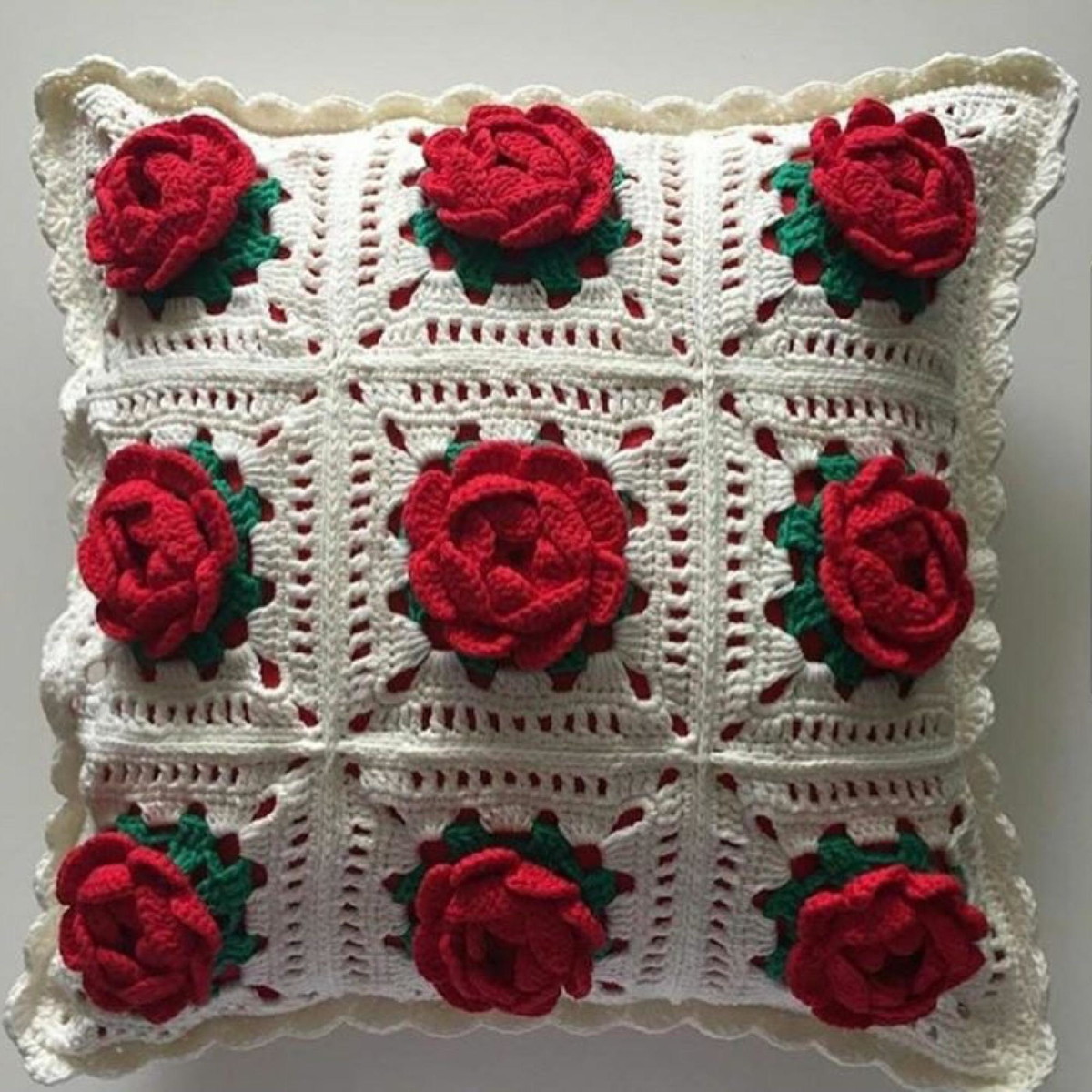 Using Flowers Croche 8